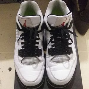 Air Jordan retro 4 white cement